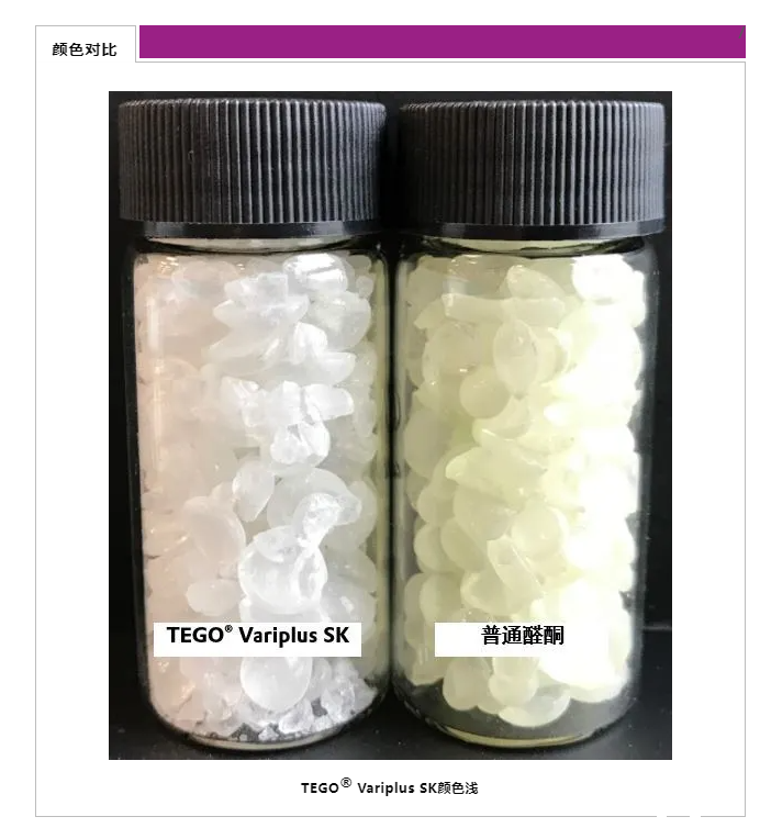 TEGO Variplus SK,醛酮樹脂,溶劑型涂料和油墨的硬樹脂